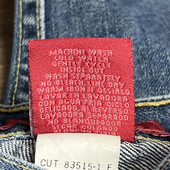 Aeropostale Long Distressed Low Rise Flared Jeans Sz: 9/10S - Picture 10 of 10